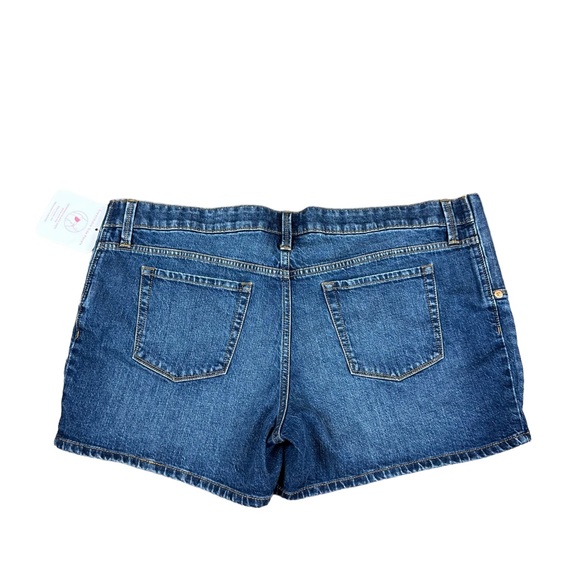 ISABEL MATERNITY: By Ingrid & Isabel Midi Short Jean Shorts  - Size 14 - Picture 9 of 14